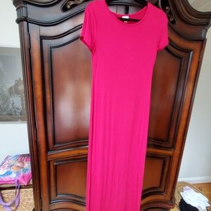 Fushia maxi dress